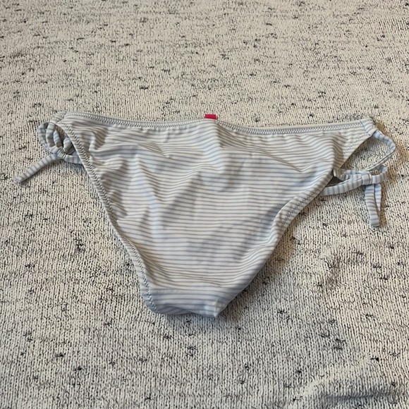 Victoria’s Secret White & Blue Striped Swimsuit Bottom - Picture 2 of 4
